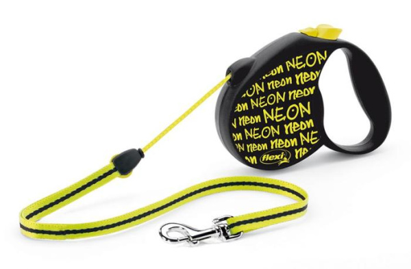 купить Рулетка Flexi NEON medium 5 м до 20 кг (трос)