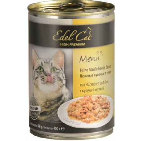 фото Влажный корм Edel Cat курица и утка для кошек