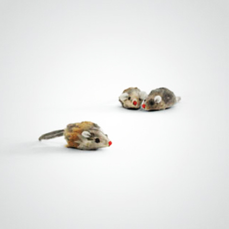 фото МЫШЬ игрушка для котов, меховая